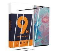 Carantee Tempered Glass Screen Protector for Samsung Galaxy Note 10 Plus Protective Glass, 3D Complete, 9H Hardness Free from Scratches, Bubble-Free, HD Clear Note 10 Plus Screen Protector (Pack of 2)
