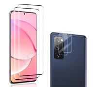 Carantee Tempered Glass Screen Protector for Samsung Galaxy S20, 2 + 2 Pieces, 9H Hardness, HD Clear, Camera Protection + Screen Protector, Fingerprint ID, Scratch-Resistant, Anti-Dust, Bubble-Free