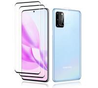 Carantee Tempered Glass Screen Protector for Samsung Galaxy S20 Plus Camera Protection, Pack of 2 + 2 9H Hardness Bubble-Free Screen Protector for Samsung S20 Plus Film, Ultra Clear, Fingerprint ID