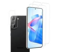 Carantee Tempered Glass Screen Protector for Samsung Galaxy S22 Plus, Pack of 2 + 2 9H Hardness, HD Clear, Camera Protection + Screen Protector, Fingerprint ID, Scratch-Resistant, Anti-Dust