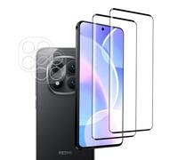 Carantee Tempered Glass Screen Protector for Xiaomi Redmi Note 15 Pro Plus, 2 + 2 Pieces, 9H Hardness, HD Clear, Camera Protection + Screen Protector, Fingerprint ID, Scratch-Resistant, Anti-Dust