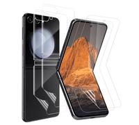 Carantee TPU Screen Protector for Tempered Glass for Samsung Galaxy Z Flip 6 5G, Bubble-Free Ultra Transparent Anti-Dirt Samsung Z Flip 6 Film, High Sensitivity Self-Healing Screen Protector, Pack of