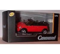 Cararama MINI C00PER Cabriolet Open in Red vehicle 1:43 scale diecast model