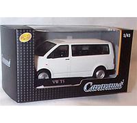 Cararama Volkswagen T5 Mini Bus in White vehicle 1:43 scale diecast model