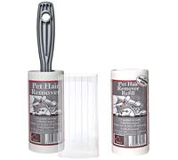 Caraselle Lint Rollers for Pet Hair - Cat & Dog Hair Remover, Lint Roller for Clothes, Furniture, Bedding, Car Interiors, Carpet, Picks up Lint, Hair, Fluff, Debris, 1 x 7.5m Lint Rollers + 1 Refill