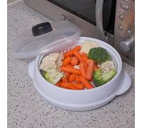 Caraselle Microwave Steamer with Adjustable Vented Lid