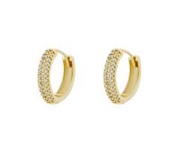 CARAT* LONDON Dana Gold Vermeil Cubic Zirconia Hoop Earrings