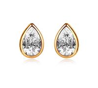 CARAT* LONDON Danu Women's Yellow Gold Vermeil Pear Shaped Stud Earrings