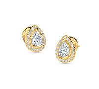 CARAT* LONDON Emile Yellow Gold Vermeil Studs