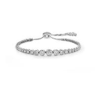 CARAT* LONDON Sterling Silver 7 Inch Quentin Graduated Slider Bracelet