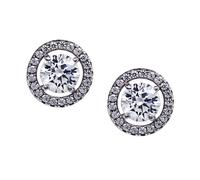 CARAT* LONDON Sterling Silver Stone Set Stud Earrings