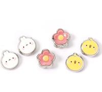 Carat Shop - Molang and Piu Piu Stud Earring Set - Non-book item - M245z