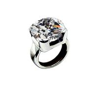 CaratYogi Engagement Jewelry Sterling Silver Created Cubic Zircon Cushion Shape Beautiful Design Wedding Prong Setting Dimensione H Minimal Modern Design Birthday Gift Wedding Gift