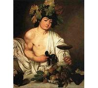caravaggio bacchus Art Poster Print A4