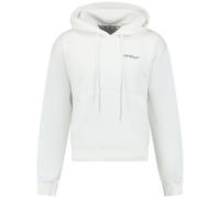 Caravaggio Crowing Design White Oversized Hoodie Off-White White L