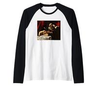 Caravaggio Judith Beheading Holofernes Raglan Baseball Tee