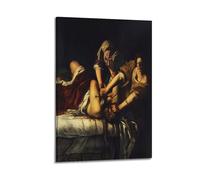 Caravaggio Judith Slaying Holofernes Art Posters Canvas Wall Art Decorative Paintings for Living Room Bedroom Home Decor 20x30inch