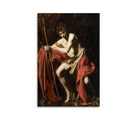 Caravaggio Painter Works《St. John The Baptist in The Wilderness》posters Art Canvas Painting Decor Wall Print Photo Gifts Home Modern Decoratives 12x18inch(30x45cm)