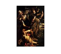 Caravaggio Painter Works《The Conversion of Saint Paul》posters Painting On Canvas Wall Art Scroll Picture Print Living Room Walls Decor Homes 08x12inch(20x30cm)