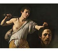 Caravaggio photo A4 david with the head of goliath
