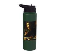 Caravaggio - Supper at Emmaus #2 Stainless Steel Insulated Water Bottle