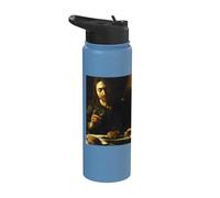 Caravaggio - Supper at Emmaus #2 Stainless Steel Insulated Water Bottle