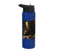 Caravaggio - Supper at Emmaus #2 Stainless Steel Insulated Water Bottle
