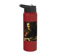 Caravaggio - Supper at Emmaus #2 Stainless Steel Insulated Water Bottle