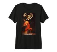 Caravaggio The Inspiration of Saint Matthew Premium T-Shirt