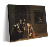 Caravaggio Works《Beheading of Saint John The Baptist》Printing Posters Modern Printed Canvas Wall Art Stylish Photo Painting Decor for Living Space 20x30inch(50x75cm)