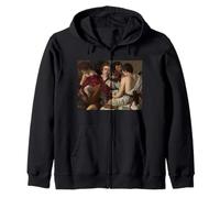 Caravaggio's The Musicians Classic Renaissance Art Painting Zip Hoodie
