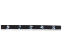 Caravan 0.5 oz Floweral Pencil Barrette Decorated with Swarovski Color Rhine Stone