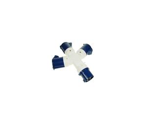 Caravan - 230v 3way Hook-up Splitter Bk - Hookup Mains Way 16 Amp Maypole - caravan hookup splitter 230v mains way 16 amp maypole 3way mp370b camper