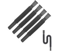 Caravan Accessories - 5 Pcs Collapsible, Flexible & Extendable Waste Water Pipe System for Motorhome, Kitchen, Bathroom & Sink Connectors - Drainage, Bath, Wash Basin, Sink, Plumbing Accessories