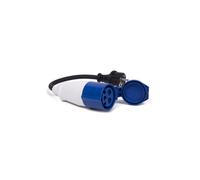 Adapter Cable 150Cm 3X2.5Mm² Schuko Plug To CEE Angle Coupling Schuko IP44