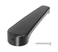 Caravan Bathroom Door Handle, RV Bathroom Door Handle With 7Mm Spindle And Fixing Screw, Replacement For Motorhome Interior Doors (Black)