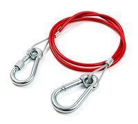 Caravan Breakaway Cable,Breakaway Cable,Heavy-Duty Trailer Breakaway Cable | Trailer Caravan Breakaway Break Away Cable with 2 Carabiners,Quick Fit Emergency for Trailers and Caravans Accessories(1 Pcs)