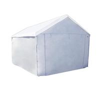 Caravan Canopy Domain Carport Sidewall Kit, White, 12' x 26', Set of 4 Walls, Sun Protection, 19 lbs, Polyethylene Material, Frame Not Included