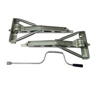 Caravan Corner Steady Jack Legs 29" with Winding Handle 1, 2 or 4 (Galvanised Support Wheel Brace) (1)