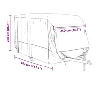 Caravan Cover Breathable Motorhome Curtain Waterproof Protector Camper Van