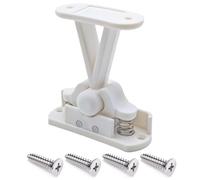 Caravan Door Retainer Catch White Retainer with Stainless Steel Springs Vi/Va T Type Holder Clip Motorhome Parts & Accessories Caravan Window Stays Static Caravan Accessories for RV Camper Boat Locker