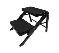 Caravan Double Folding Step Stool (Twin Non Slip Platform Foldable Lightweight)