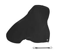 Caravan Hitch Cover, Heavy Duty 600D Oxford Waterproof Trailer Hitch Lock Cover Outdoor Protective Tow Hitch Dustproof Cover for RV Caravan Trailer 34.25" x 24.41" (Black