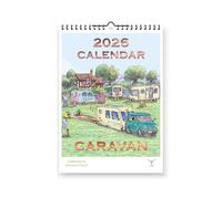 Caravan Humour Cartoon Funny 2026 Yearly Wall Hanging Calendar - Cartoons by Armand Foster