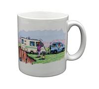 Caravan Humour Cartoon Funny Gift Mug - Cartoons by Armand Foster