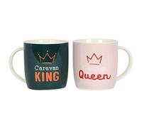 Caravan King and Queen Mug Set