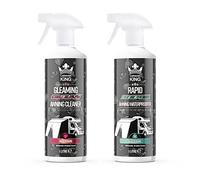 Caravan King - Awning Cleaner & Waterproofer Bundle - 2 x 1L Sprays for Caravan Awnings, Canopies & Tents, Removes Dirt & Adds Long-Lasting Waterproof Protection