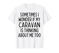 Caravan Lover Sometimes I Wonder Secret Santa T-Shirt