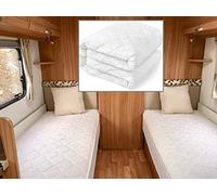 CARAVAN/MOTORHOME 150g Mattress PROTECTOR 4 Corner Elastic Anchors "PREMIUM RANGE” (24" x 75") 61cm x 191cm