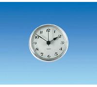 Caravan / Motorhome Quartz Caravan Clock 72mm round Chrome Bezel